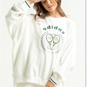 Adidas tennis oversized sweatshirt
